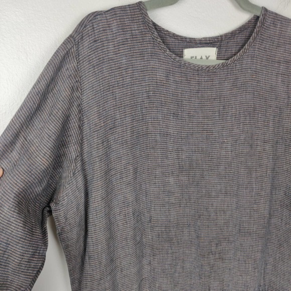 Flax Purple and Black Tunic Top - Picture 2 of 6